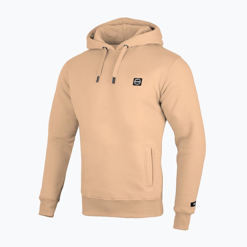 Felpa Octagon Small Logo uomo beige