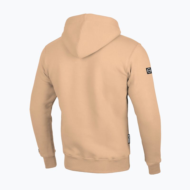 Felpa Octagon Small Logo uomo beige 2