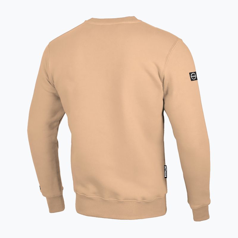 Felpa Octagon Small Logo uomo beige 2