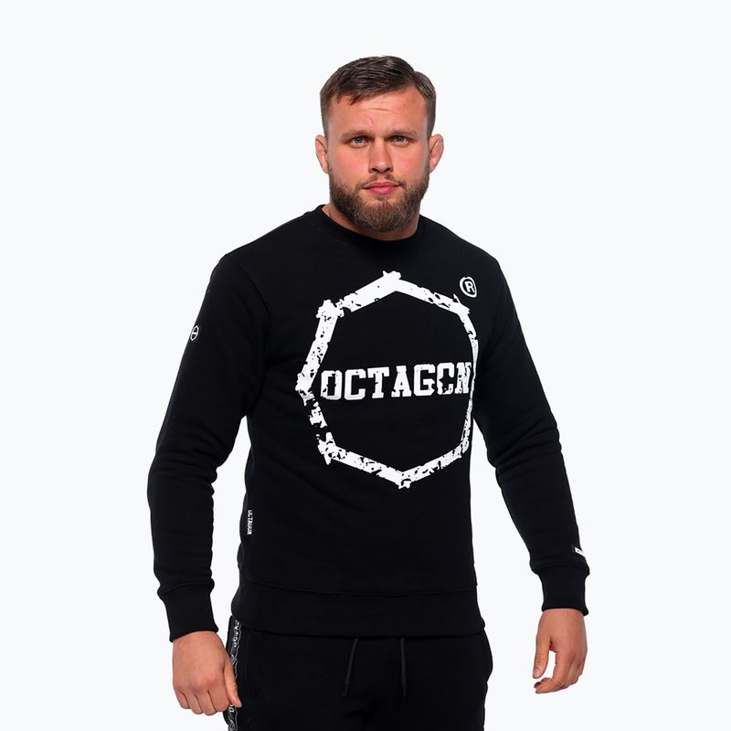 Felpa Octagon da uomo Teeth nero