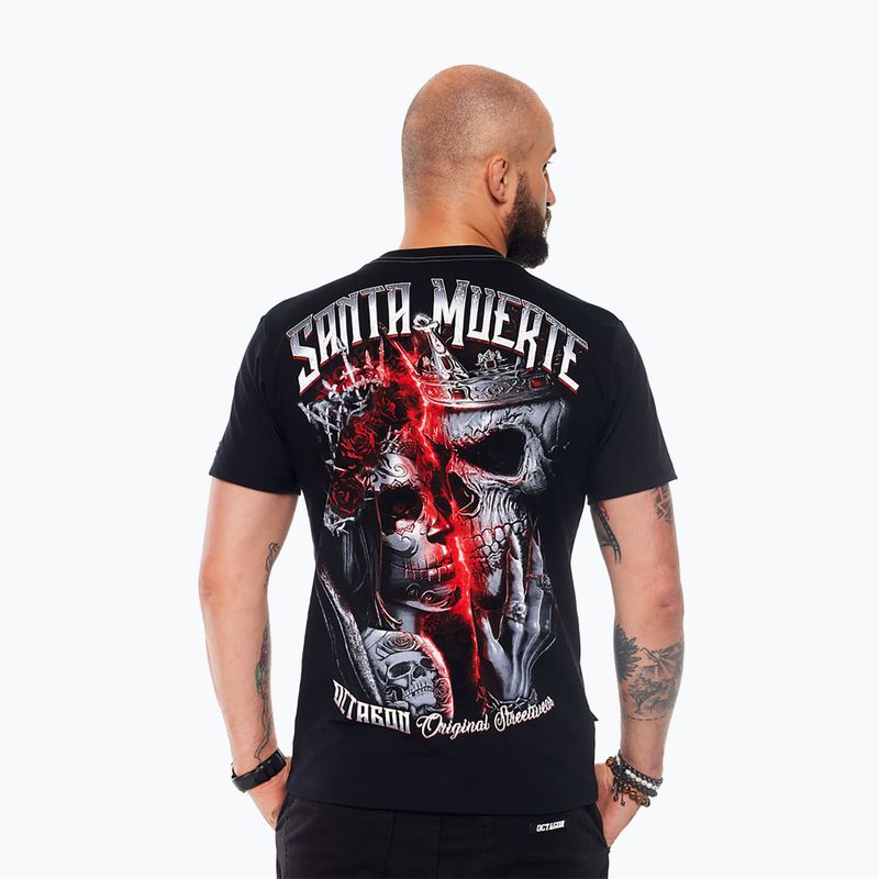 T-shirt da uomo Octagon Santa Muerte black/multicolor 2