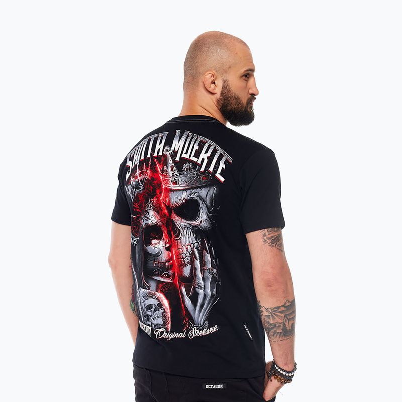 T-shirt da uomo Octagon Santa Muerte black/multicolor 4