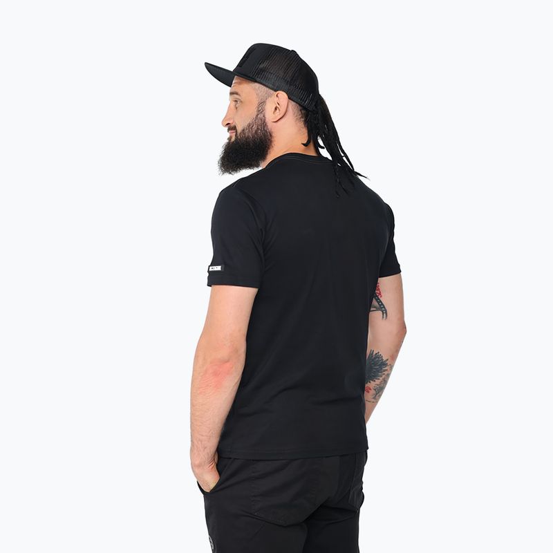 T-shirt da uomo Octagon Small Logo black/white 2