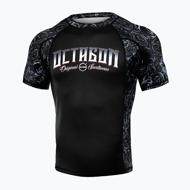 Octagon Premium Uomo Rashguard Santa Muerte nero/multicolore