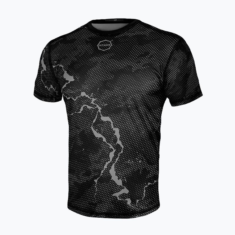 Maglietta da allenamento da uomo Octagon Marble Camo camo grigio