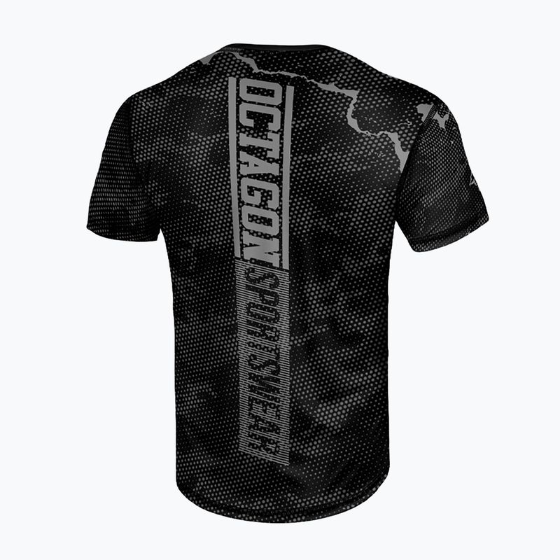 Maglietta da allenamento da uomo Octagon Marble Camo camo grigio 2