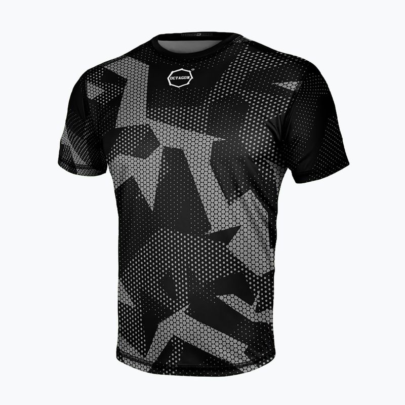 Maglietta Octagon Ultimate da uomo nero/grigio