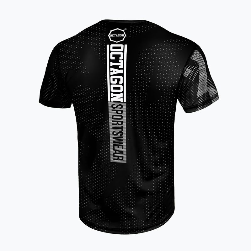 Maglietta Octagon Ultimate da uomo nero/grigio 2