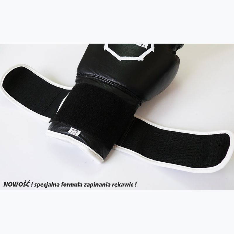 Guantoni da boxe Octagon Agat bianco/nero 8