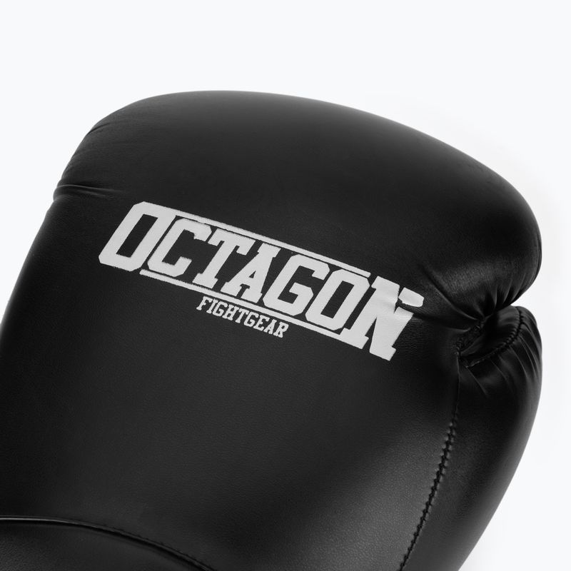 Guantoni da boxe Octagon Agat bianco/nero 5