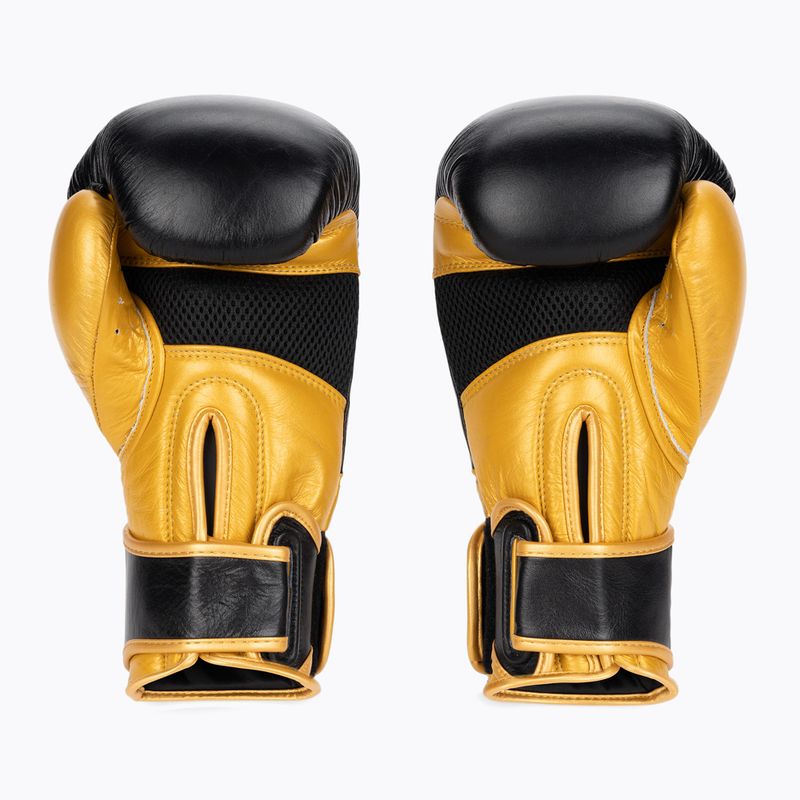 Guantoni da boxe Octagon Prince nero/oro 2