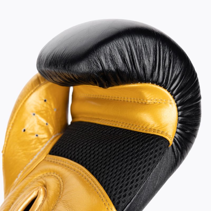 Guantoni da boxe Octagon Prince nero/oro 4