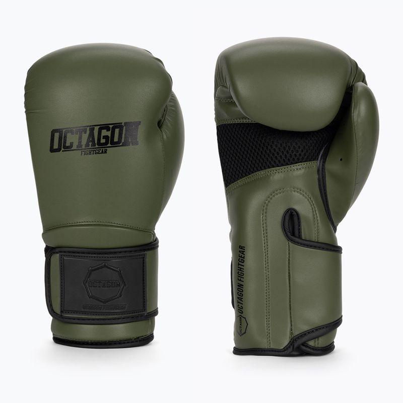 Guanti da boxe Octagon Matt kaki
