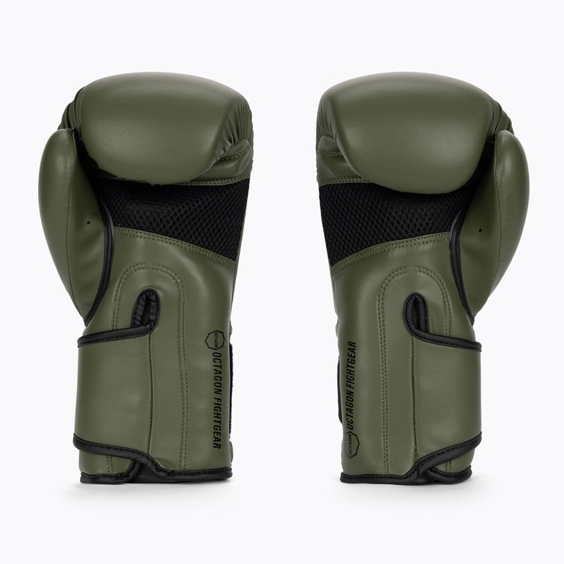 Guanti da boxe Octagon Matt kaki 2