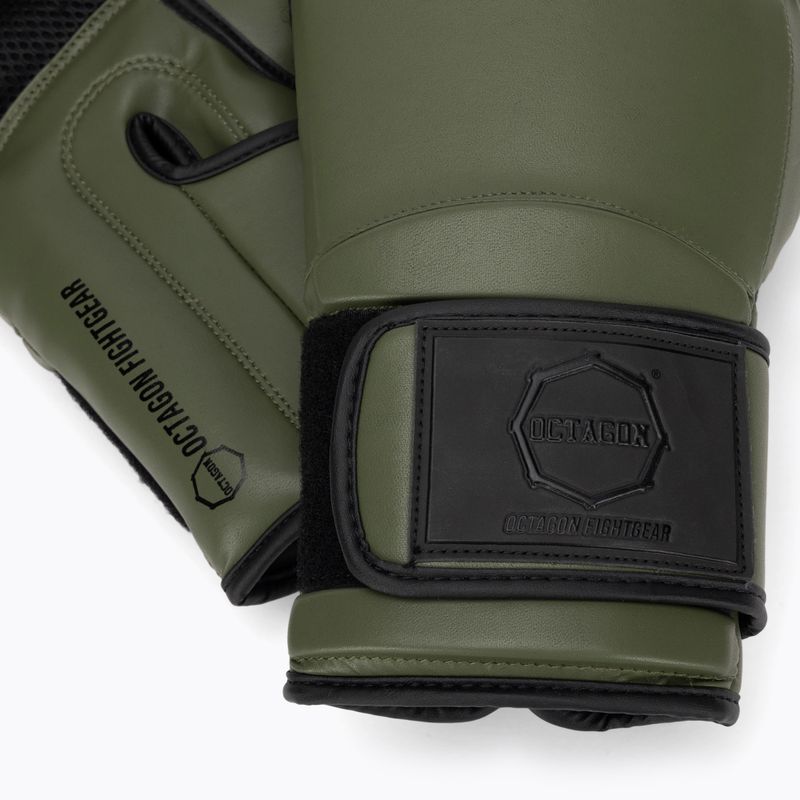 Guanti da boxe Octagon Matt kaki 5