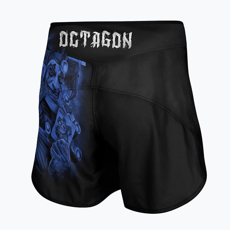 Pantaloncini da allenamento Octagon Joker MMA da uomo nero/multicolore 2
