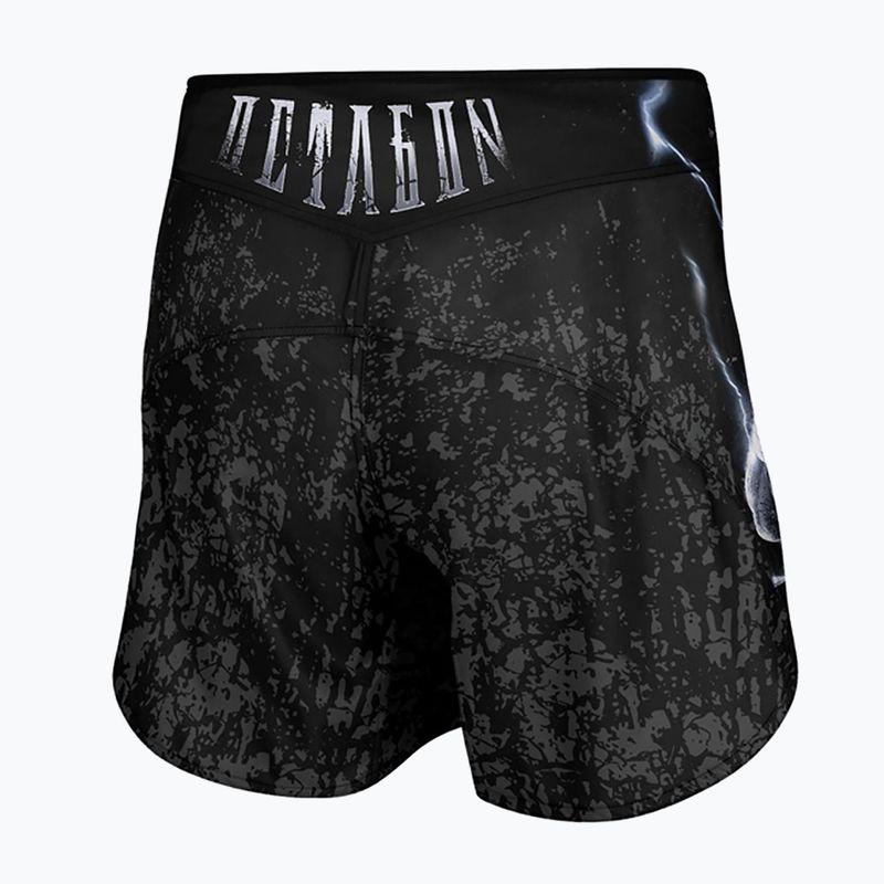 Pantaloncini da allenamento MMA da uomo Octagon Gladiator nero/multicolore 2