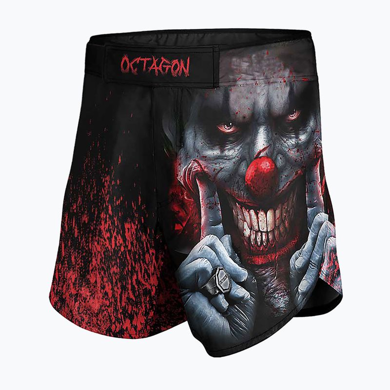 Pantaloncini da allenamento da uomo Octagon Make Terror Have Fun MMA nero/multicolore 3