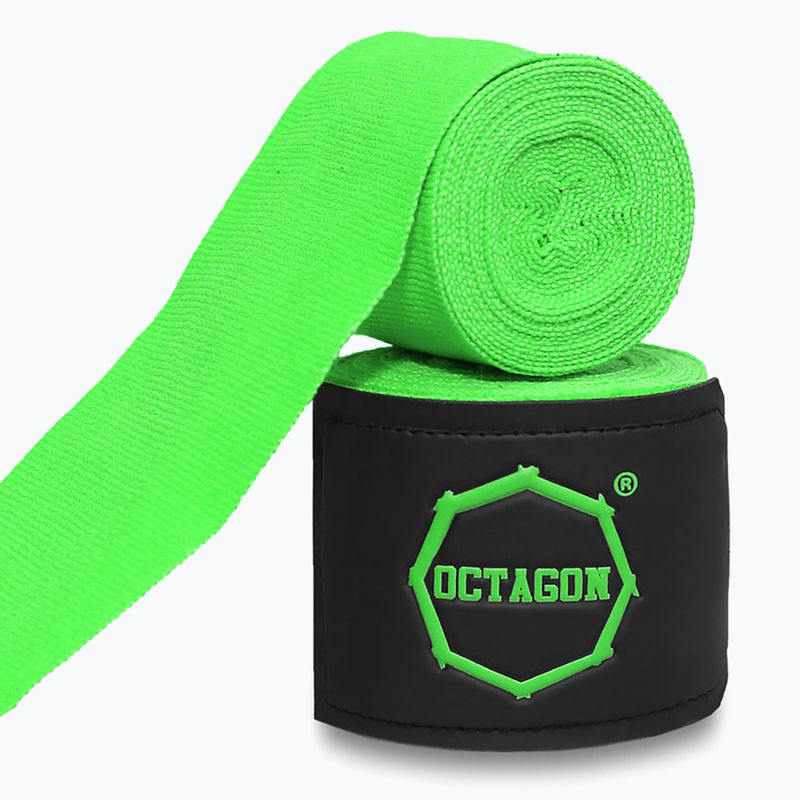 Octagon Fightgear Supreme Basic 300 cm bende da boxe verde chiaro 2