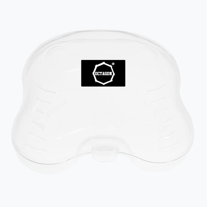 Protezione per le mascelle Octagon Basic bianco/rosa 2
