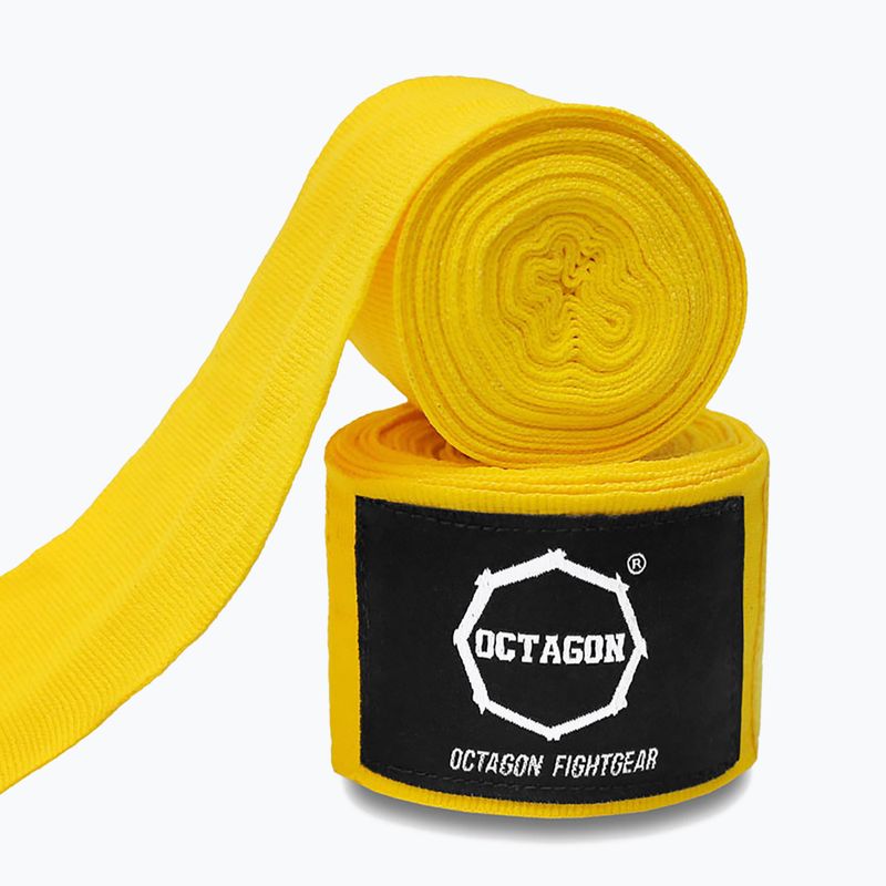 Octagon Fightgear Supreme Basic 300 cm bende da boxe gialle 2