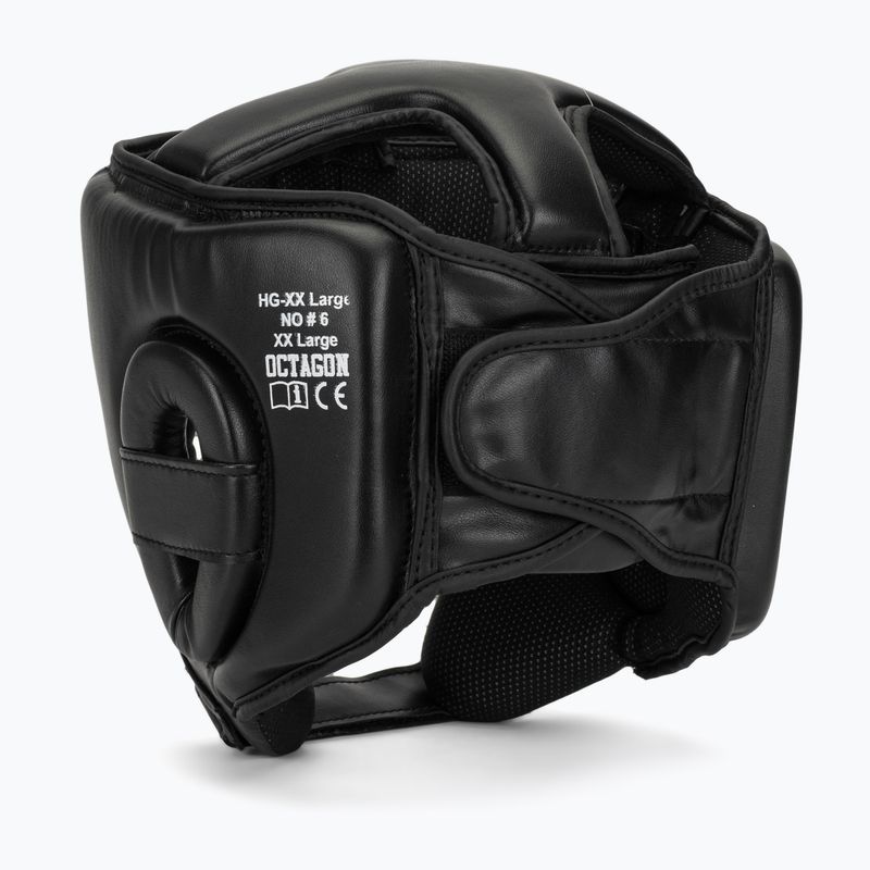 Casco da boxe Octagon Panama nero 3