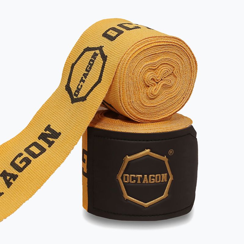 Bende da boxe Octagon Fightgear Supreme Printed 500 cm gold 2
