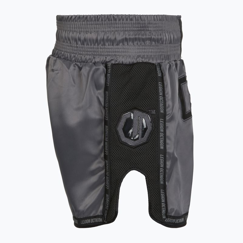 Pantaloncini da allenamento Octagon Kickboxing/Muay Thai Legion Future Premium black/grey 4