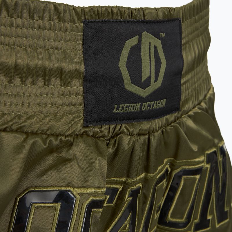 Pantaloncini da allenamento Octagon Kickboxing/Muay Thai Legion Future Premium army green 3