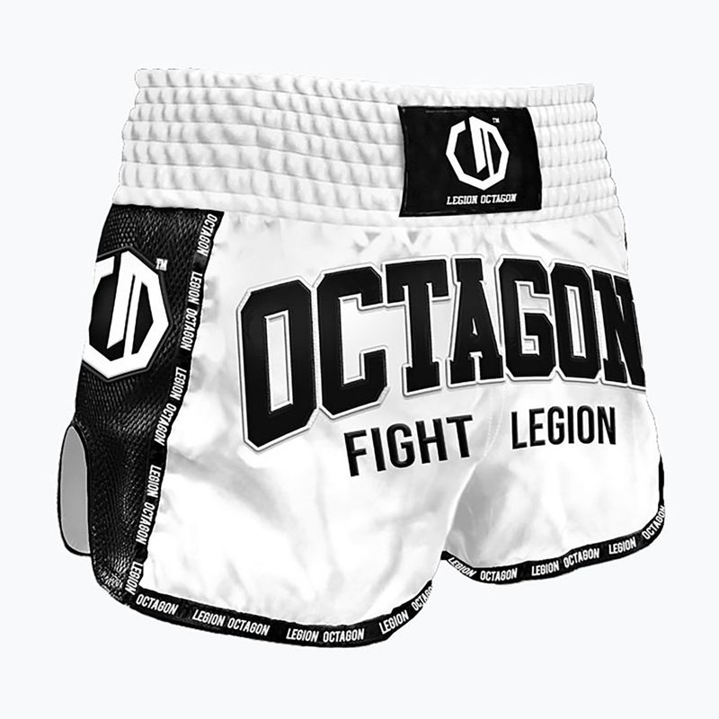 Pantaloncini da allenamento Octagon Kickboxing/Muay Thai Legion Fight Legion Premium white