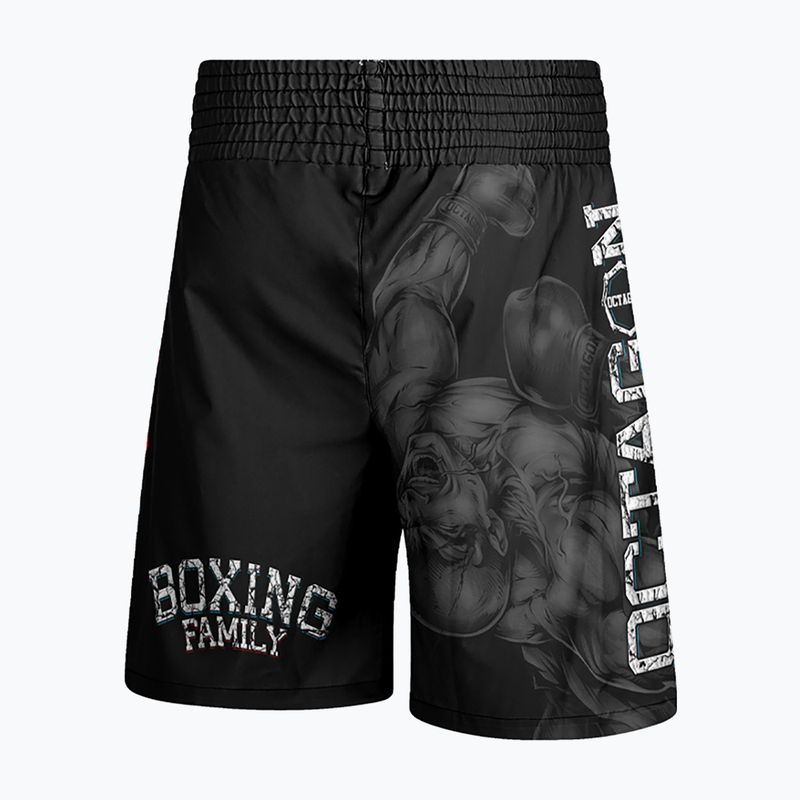 Pantaloncini da boxe da uomo Octagon Boxing Family nero/multicolore 2