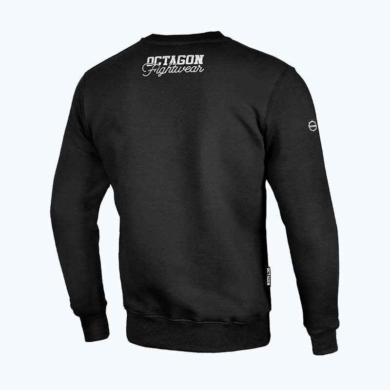 Felpa Octagon Training Combat Sports da uomo, nero 2