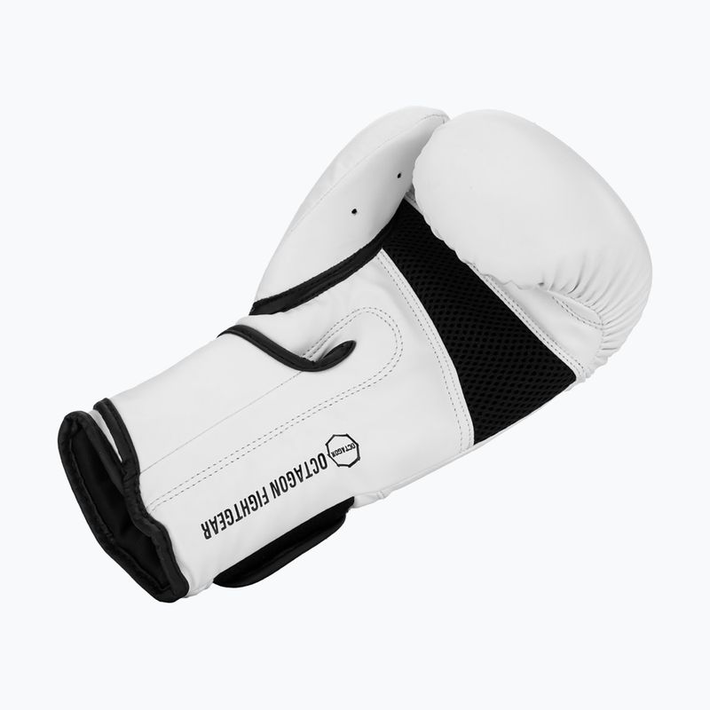 Guanti da boxe Octagon Matt bianco 3