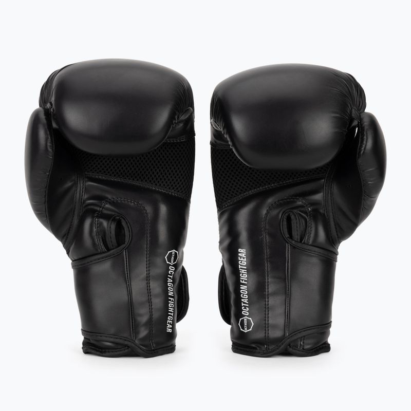 Guanti da boxe Octagon Matt black 3