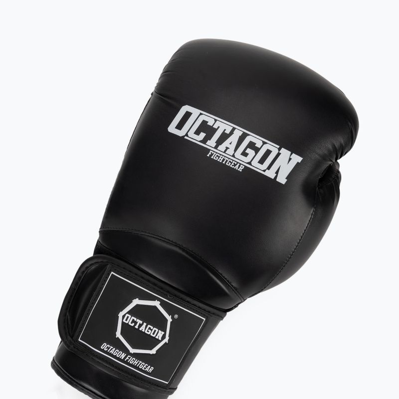 Guanti da boxe Octagon Matt black 5