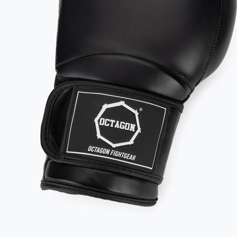 Guanti da boxe Octagon Matt black 6