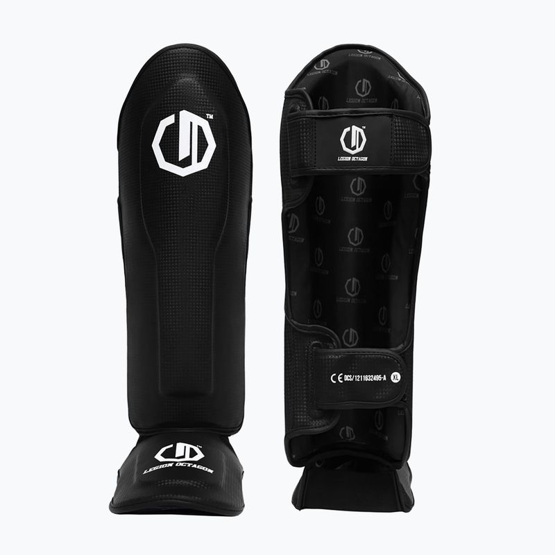 Paratibie e protezioni per i piedi Octagon Legion Kevlar black 2