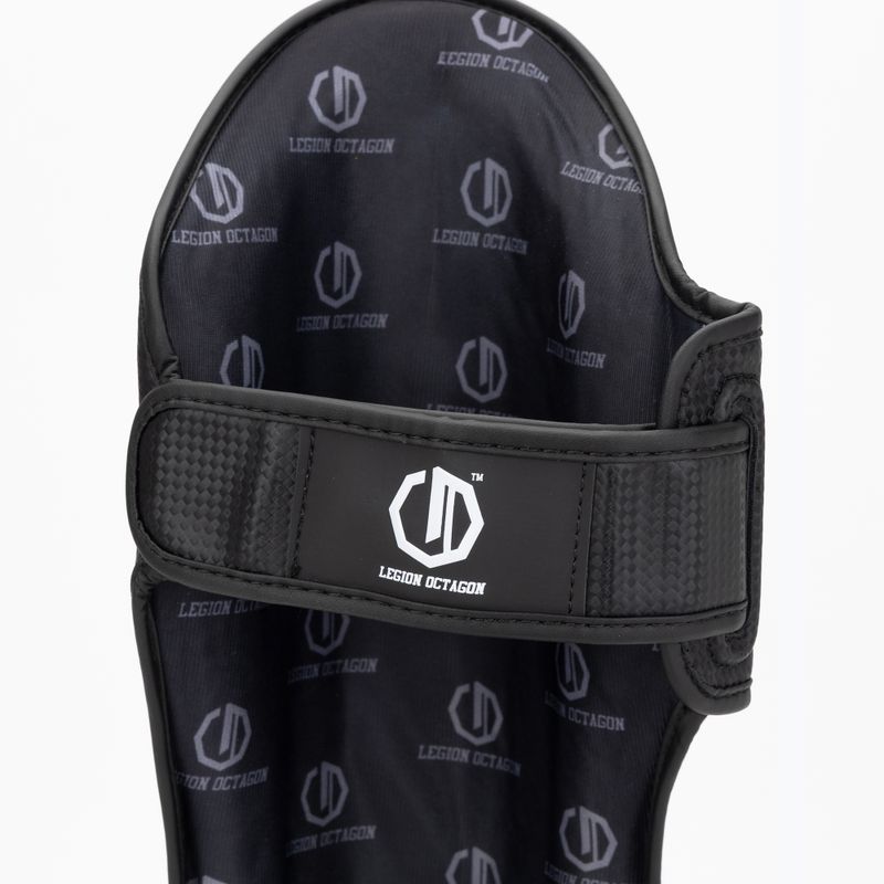 Paratibie e protezioni per i piedi Octagon Legion Kevlar black 7