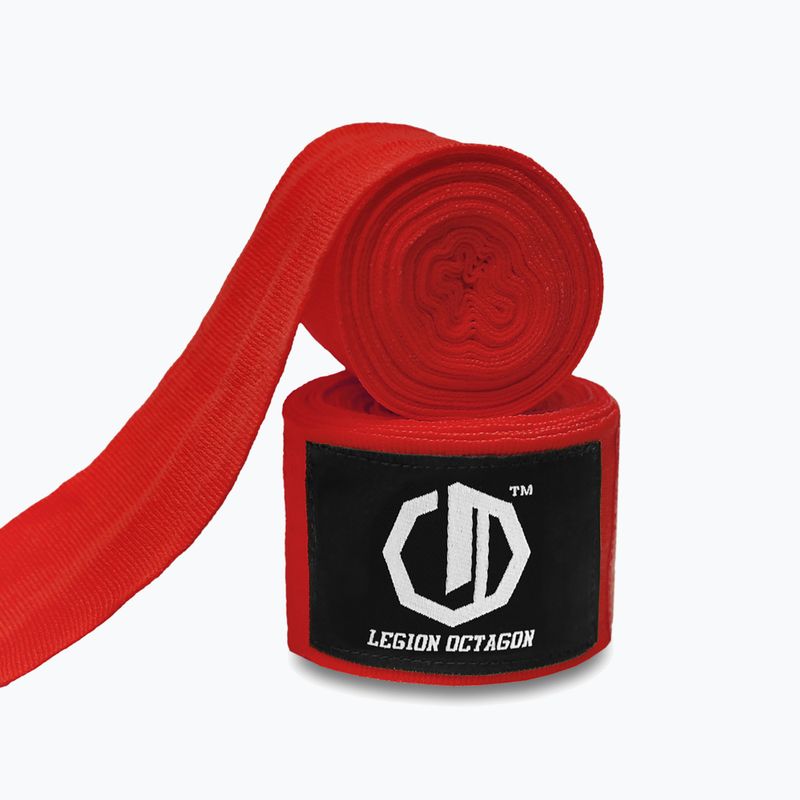 Bende da boxe Octagon Legion Standard 400 cm red 2