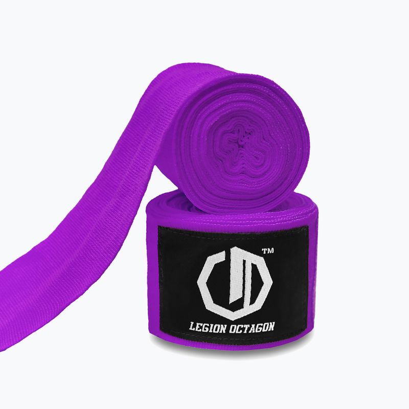 Bende da boxe Octagon Legion Standard 400 cm purple 2