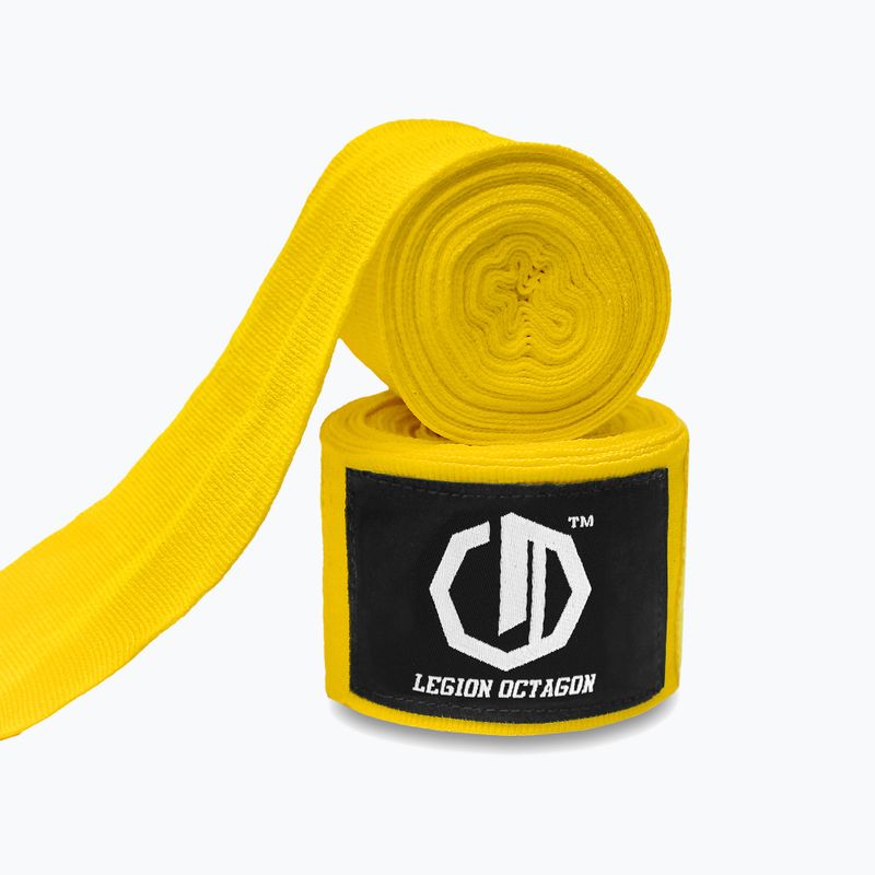Bende da boxe Octagon Legion Standard 400 cm yellow 2