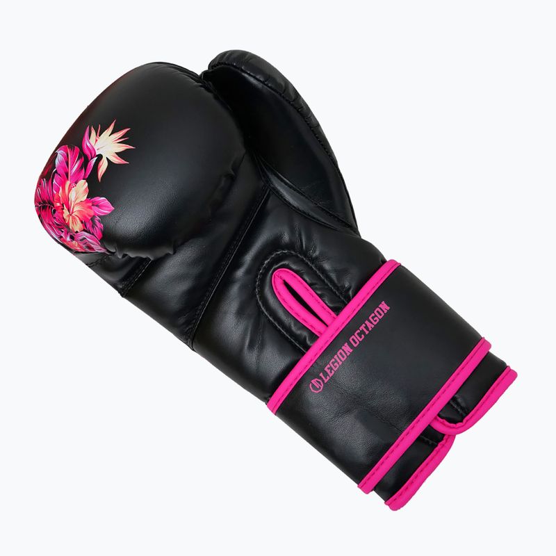 Guantoni da boxe Octagon Legion Flower black/pink 3