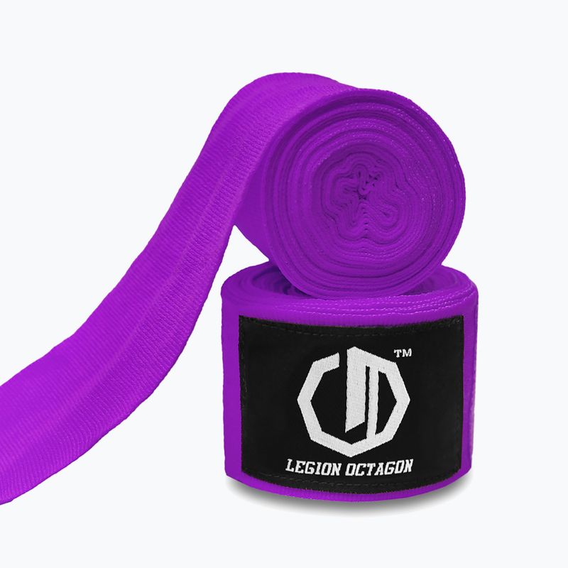 Bende da boxe Octagon Legion Standard 500 cm purple 2