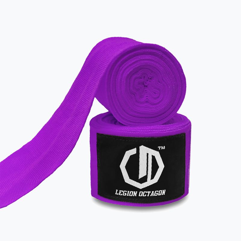 Bende da boxe Octagon Legion Standard 300 cm purple 2