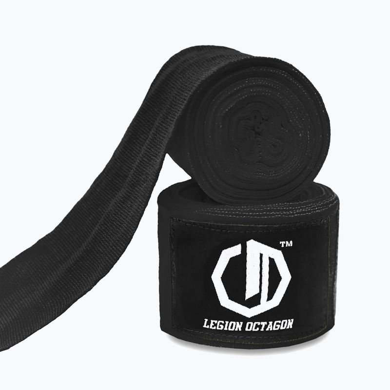 Bende da boxe Octagon Legion Standard 500 cm black/white 2