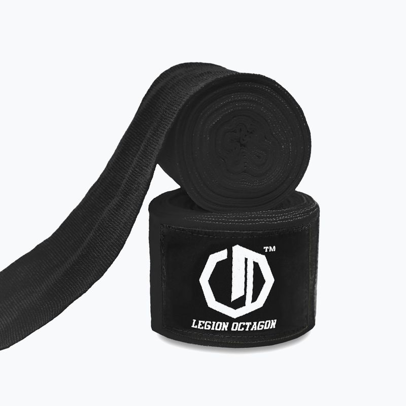 Bende da boxe Octagon Legion Standard 300 cm black/white 2