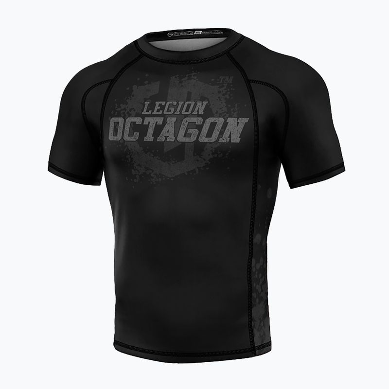 Rashguard uomo Octagon Legion Premium Grunge black/grey