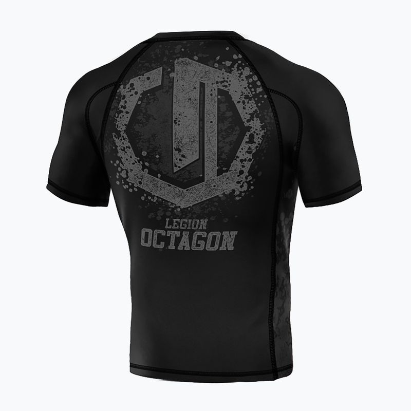 Rashguard uomo Octagon Legion Premium Grunge black/grey 2