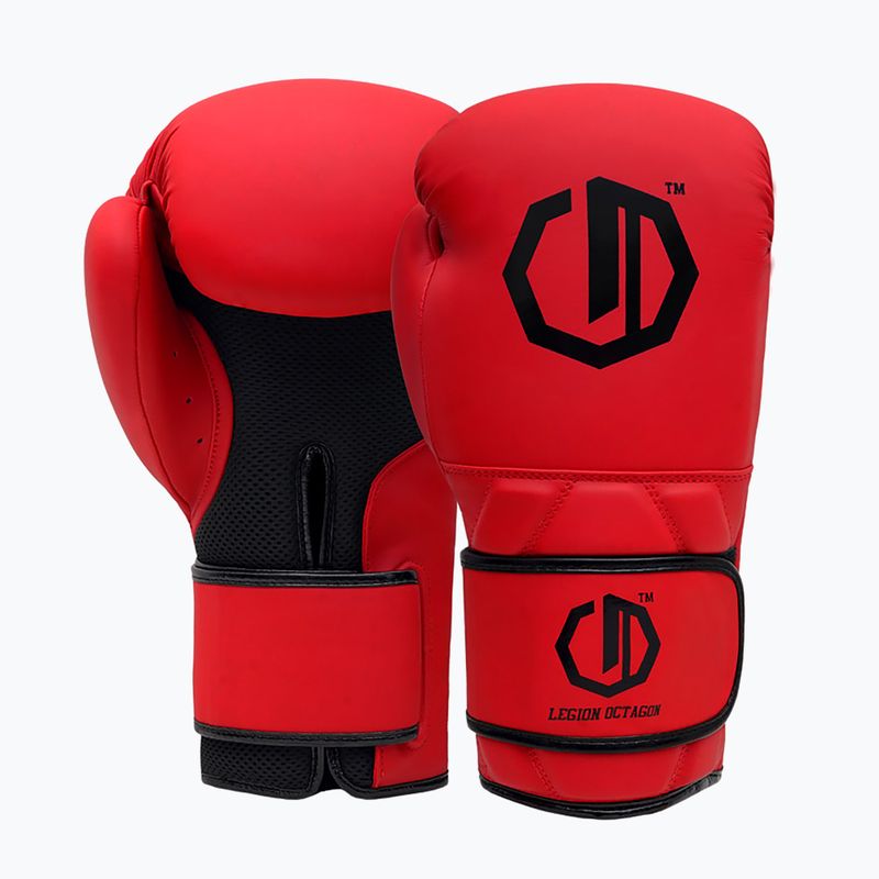 Guantoni da boxe Octagon Legion Enforcer + dark red bag 2