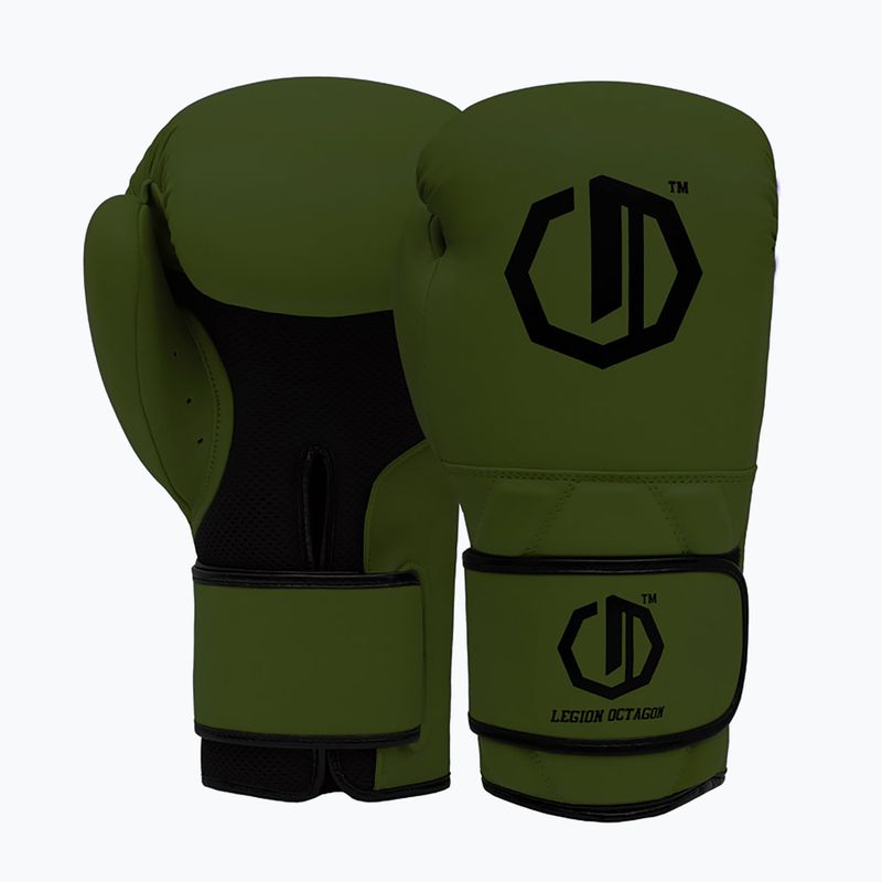 Guantoni da boxe Octagon Legion Enforcer + dark green bag 2
